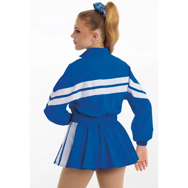 Weissman 'Hollaback Girl' Varsity Jacket & Shirred Skirt Dress Street Dance Costume