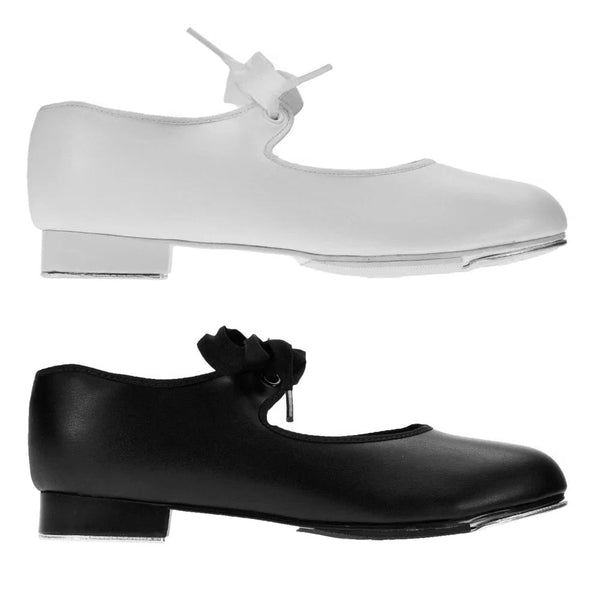 Capezio 'Junior Tyette' White Tap Shoes - UK C12.5