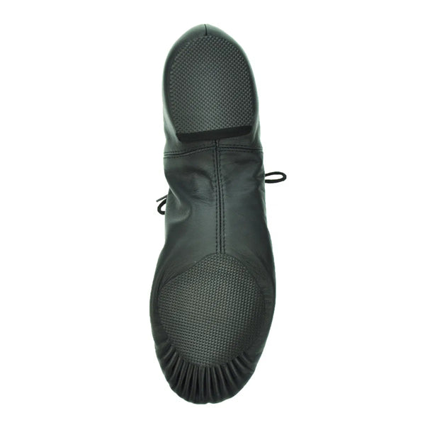 BLOCH 'Ultraflex' Men's Black Leather Jazz Shoes - UK 12