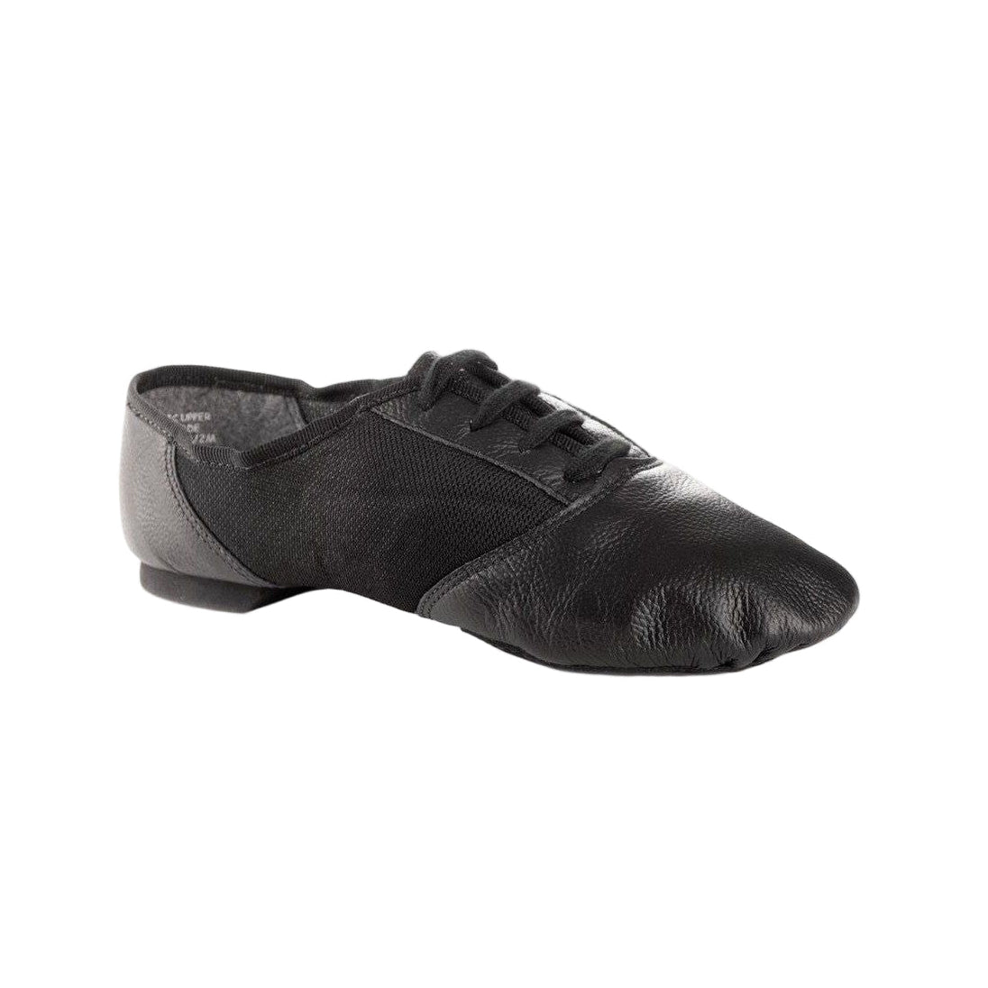 Capezio Black Split-Sole Suede Lace-Up Jazz Shoes