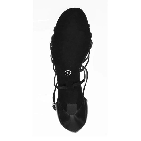 Dansport L3007 Ladies 2½" Flared Heel Satin Latin Shoes