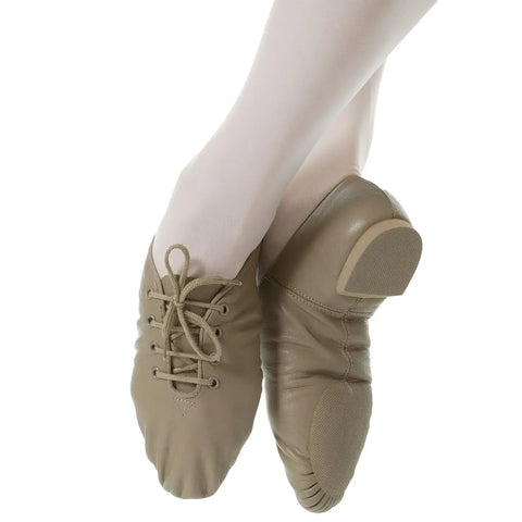 Capezio UCG02 Jazz Splitz Tan Jazz Shoes - UK 2