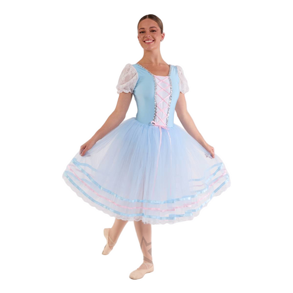 Kinetic 'Fair Maiden' Pastel Blue & Pink Romantic Tutu Dance Costume