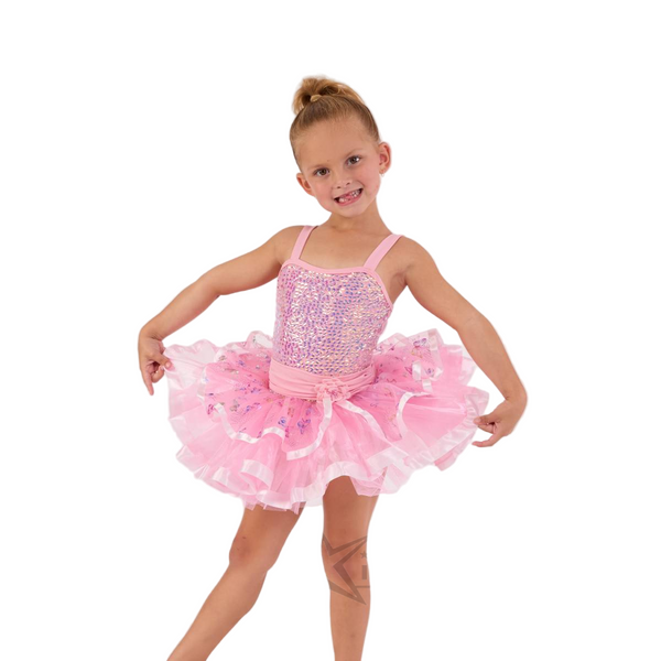 Kinetic Creations 'Thank Heavens for Little Girls' Soft Tulle Butterfly Print Tutu