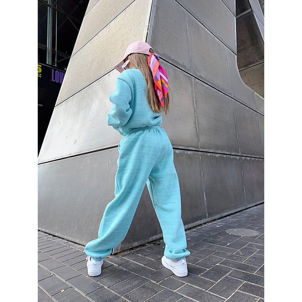 D by Dolly Aqua Girls Jogging Suit