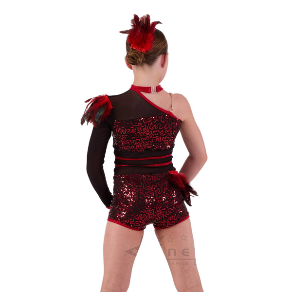 Kinetic Creations 'Zambia' Tribal Sequin Shortard