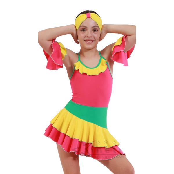 Kinetic Creations 'Iko Iko' Calypso Skirt Dance Dress
