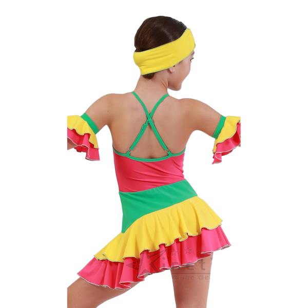 Kinetic Creations 'Iko Iko' Calypso Skirt Dance Dress