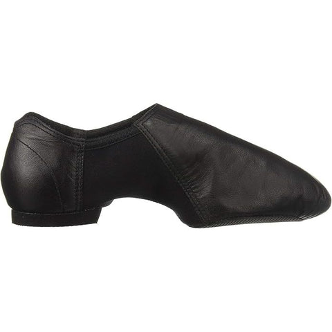 Leo 'Gioflex' Women's Pull-On Rubber Split Sole Black Jazz Shoes - UK Size 5