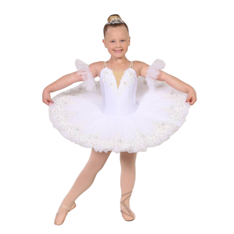 Kinetic 'Anna' White Pancake Tutu Ballet Dance Costume
