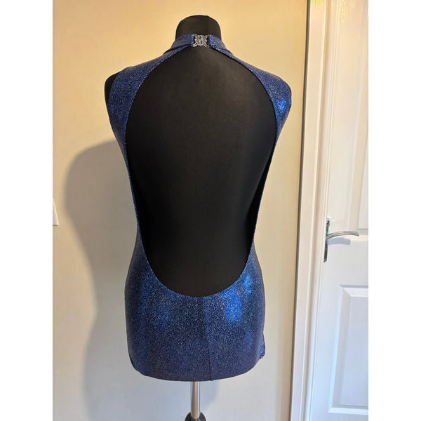 BFD 'Arctic Pulse' Rock n Roll Dance Costumes Set - age 11-12 Leotard Back