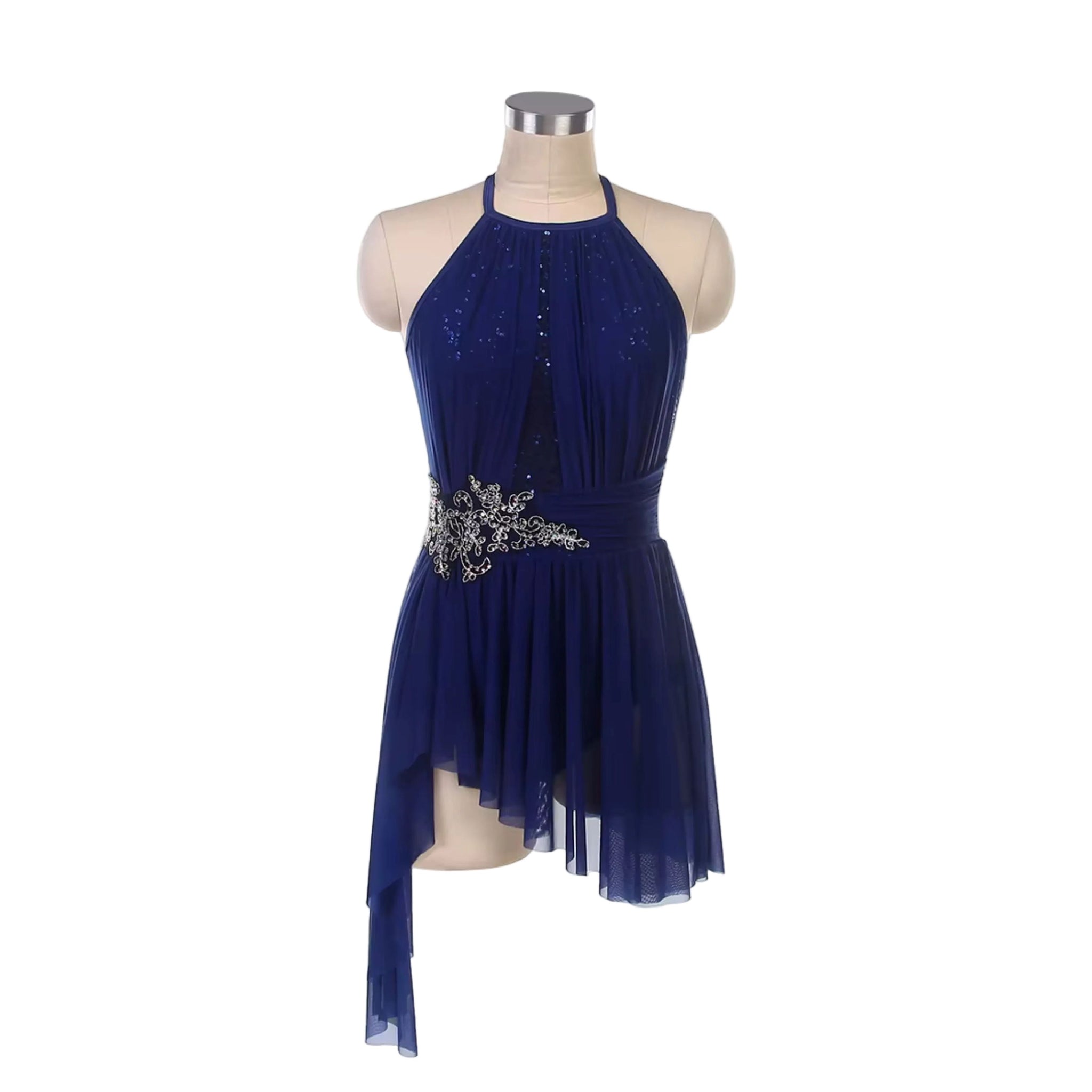 Blackfeather 'This is Love' Sequin & Cascade Mesh Lyrical Dance Dress –  Blackfeather Dancewear