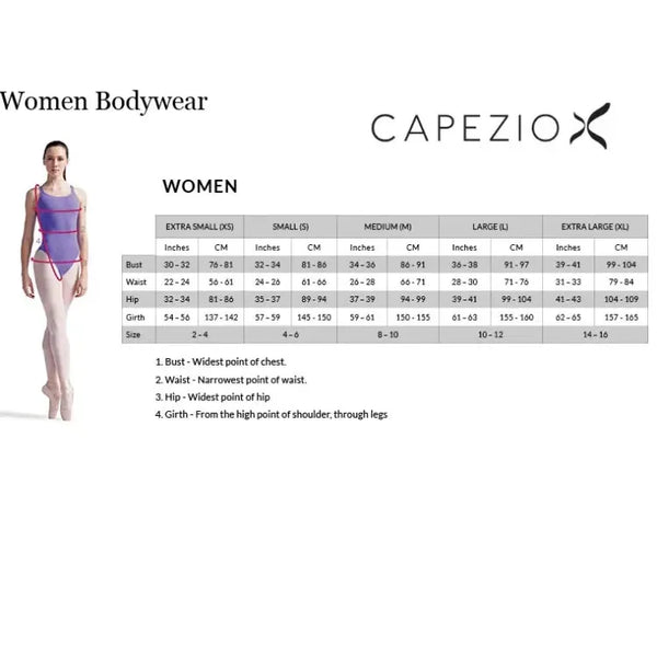 Capezio SE1057W Adult Studio Wrap Ballet Skirt