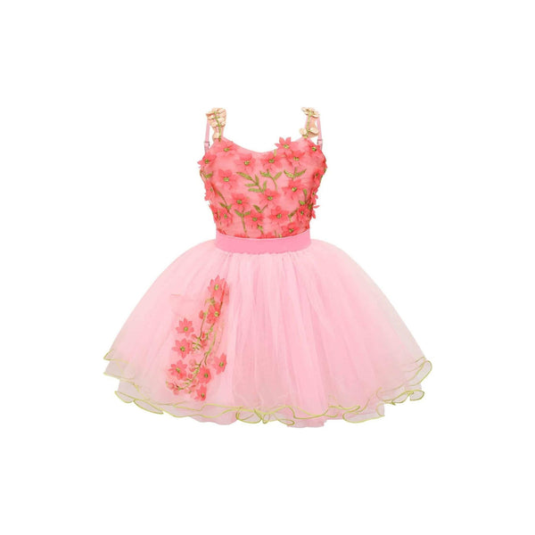 De La Diva 'Rose Queen' Pink Floral Tutu Ballet Costume
