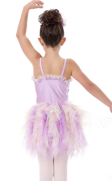 De La Diva ‘Song of the Heart’ Lilac Lyrical Dance Costume Back