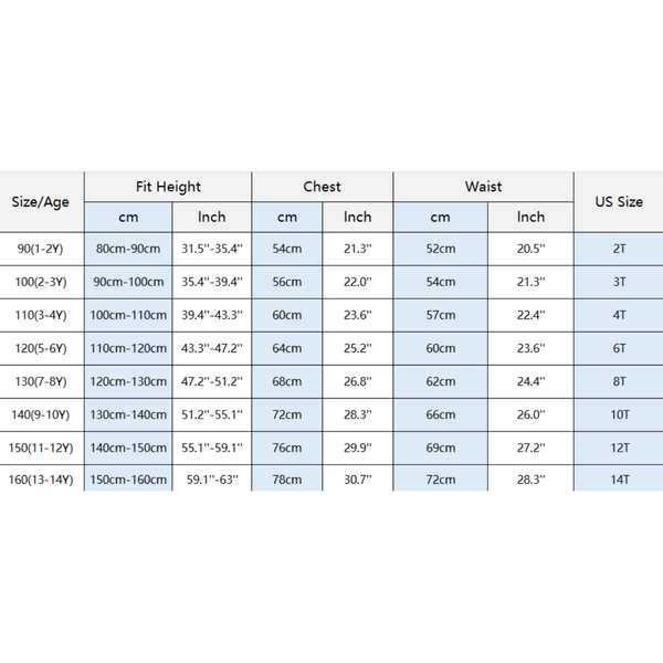 Holy_Communion_Dress_Size_Chart