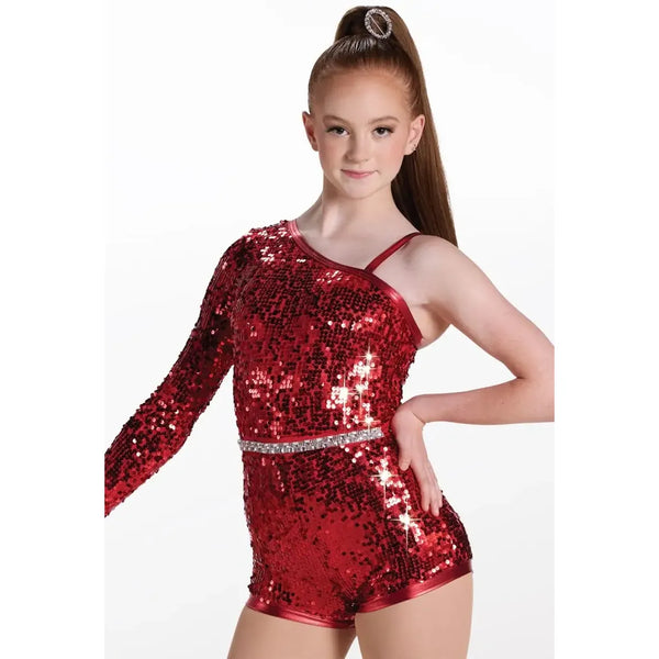 Weissman ‘Greedy’ Showtime Sparkle Biketard Dance Costume