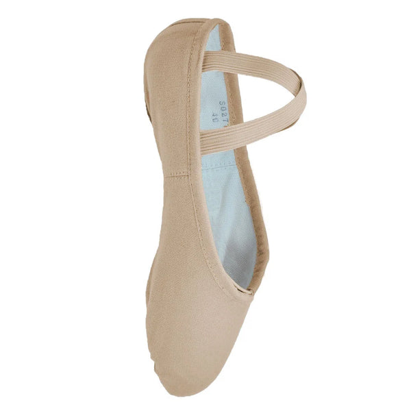 BLOCH 277 Pink Canvas Ballet Pump, Split Sole UK 5