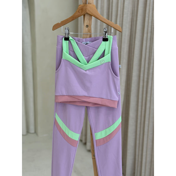 D by Dolly Pastel Lilac Girls Gym Set