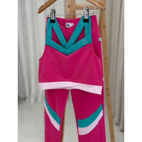 D by Dolly Cross Over Fushia Kids Gymset