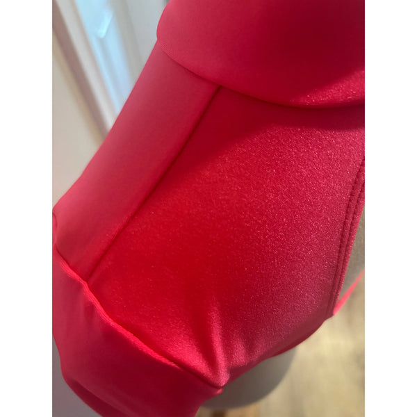 Blackfeather Long Sleeve Keyhole Back Lined Dance Crop Top