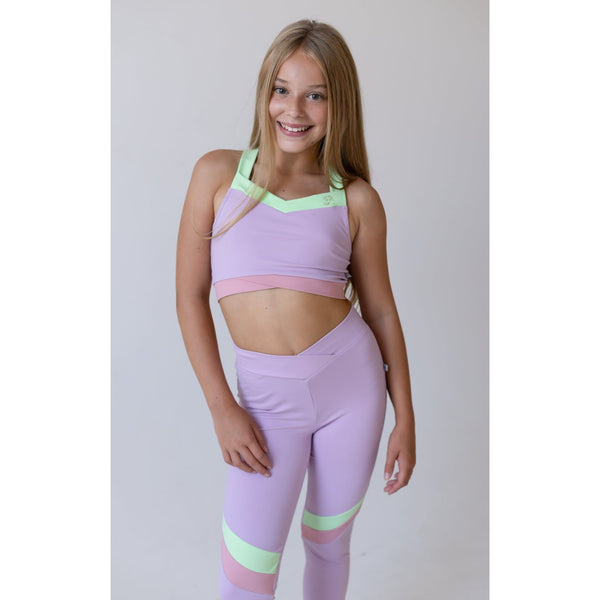 D by Dolly Pastel Lilac Girls Gym Set