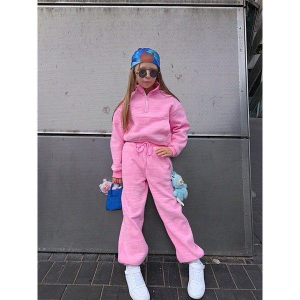 D by Dolly Pink Girls Jogging Suit