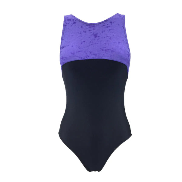 Starlite 'Tansy' Crushed Velour Gymnastics Leotard