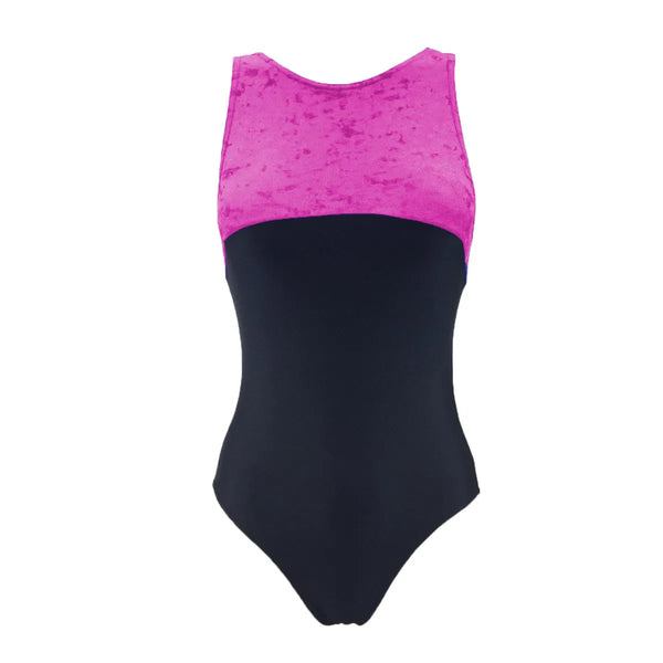 Starlite 'Tansy' Crushed Velour Gymnastics Leotard