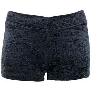 'Tiggis' Crushed Velour Shorts
