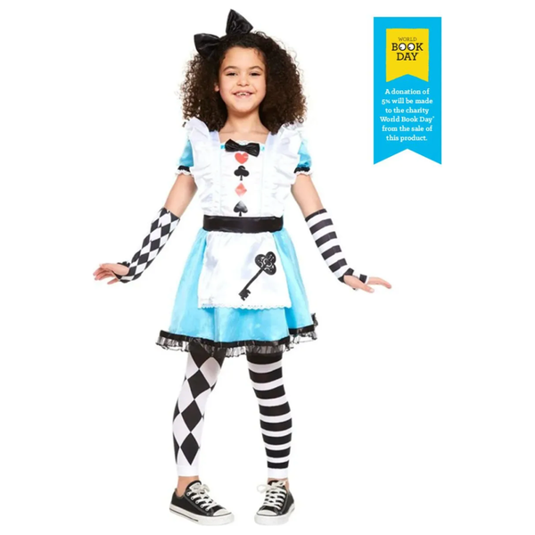 Curious Alice in Wonderland Fancy Dress Costume