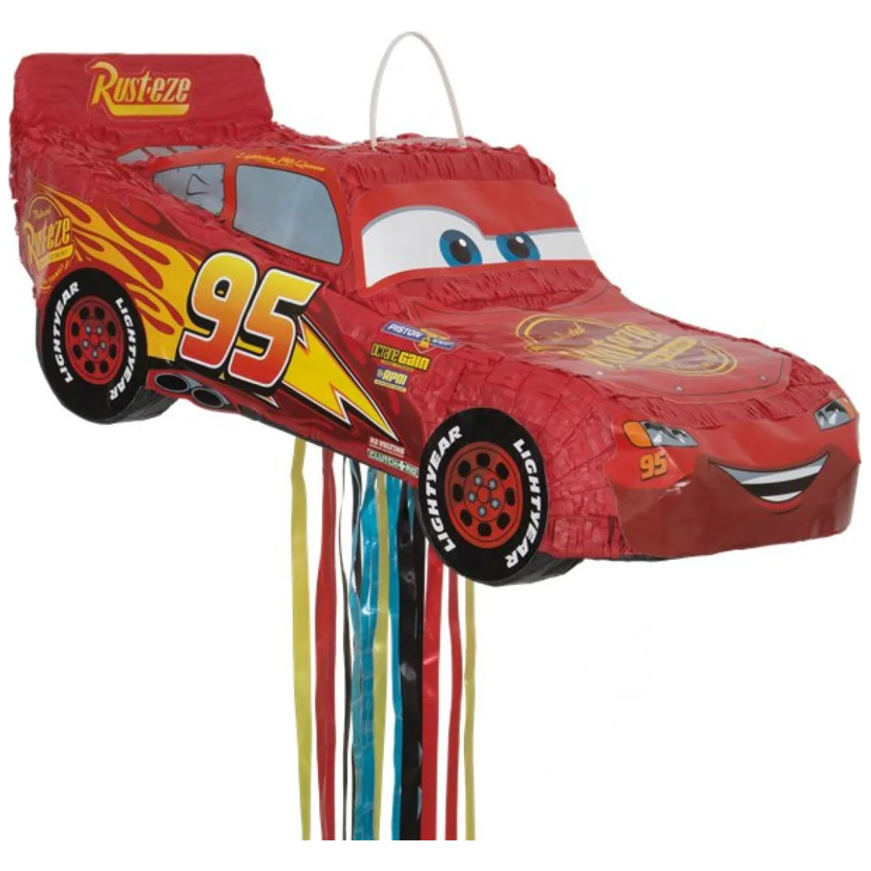 Cars Lightning McQueen Pull Piñata