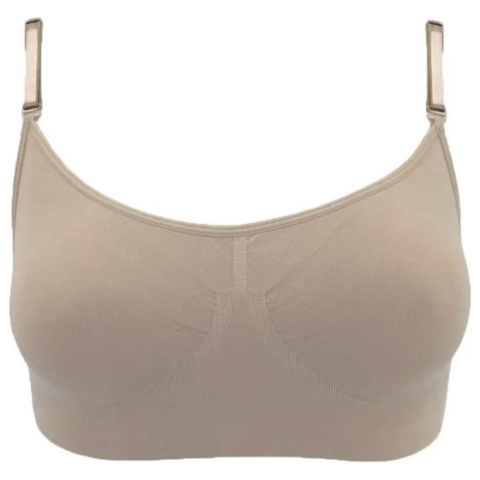 Seamless Clear Back Bra Top | Dance Underwear
