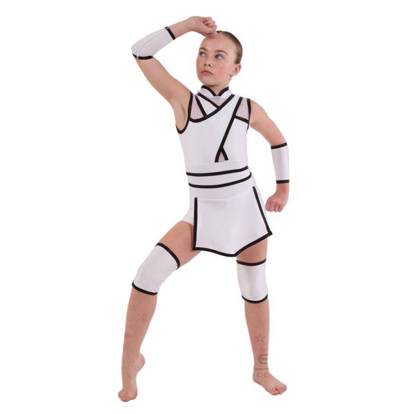 Kinetic Creations 'Rule the World' Dance Shortard with Flap Skirt