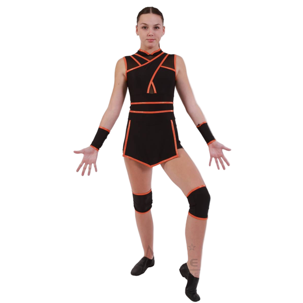 Kinetic Creations 'Rule the World' Dance Shortard with Flap Skirt