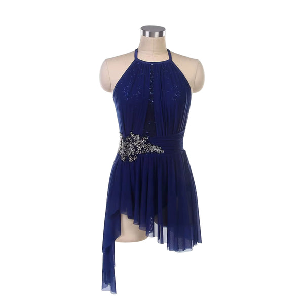 Blackfeather 'This is Love' Sequin & Cascade Mesh Lyrical Dance Dress