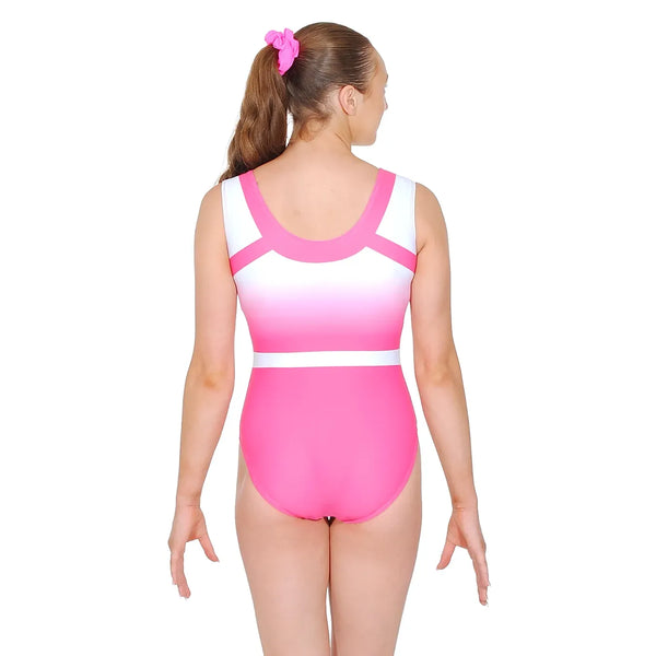 The Zone 'Melody' Sleeveless Pink Gymnastics Leotard