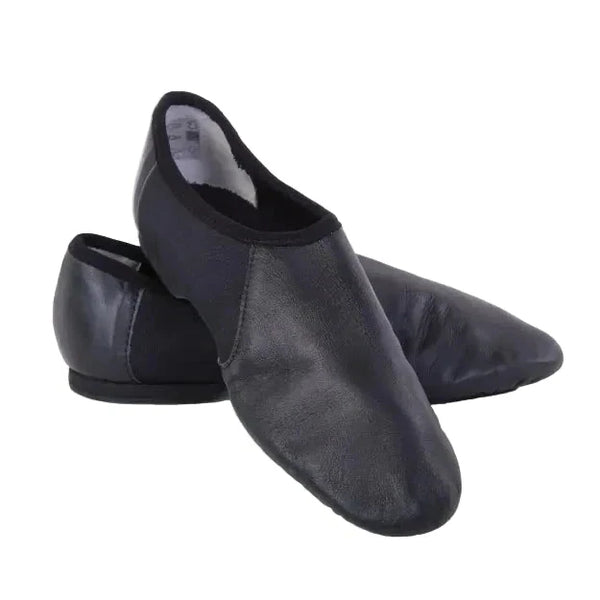 1st Position Pull-On Suede Split-Sole Jazz Shoes