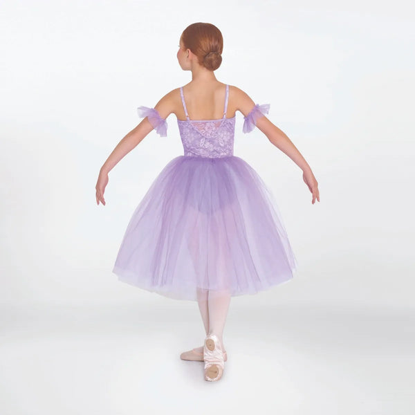 1st Position Lilac Romantic Floral Tutu with Arm Cuffs