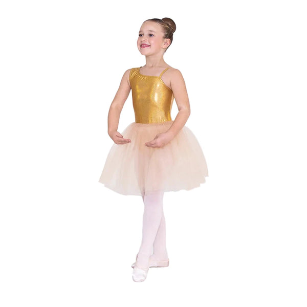 1st Position Asymmetric Gold Shimmer Ballet Dance Tutu