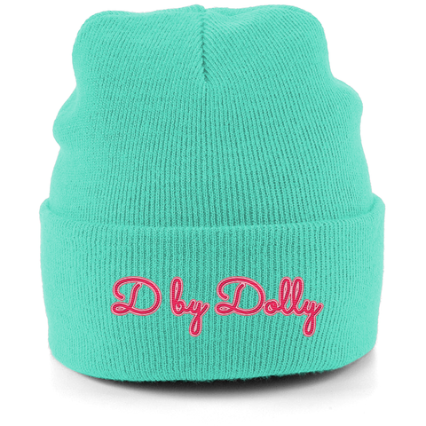 D by Dolly Aqua Cuffed Beanie