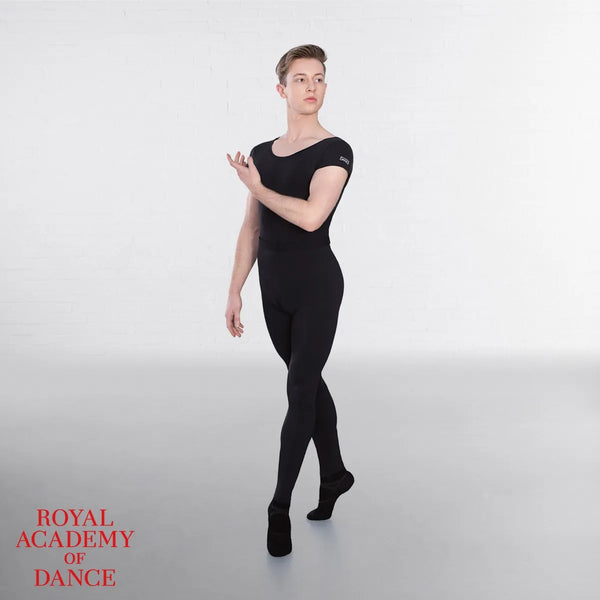 1st Position RAD Approved Mens and Boys High Waisted Footless Dance Tights