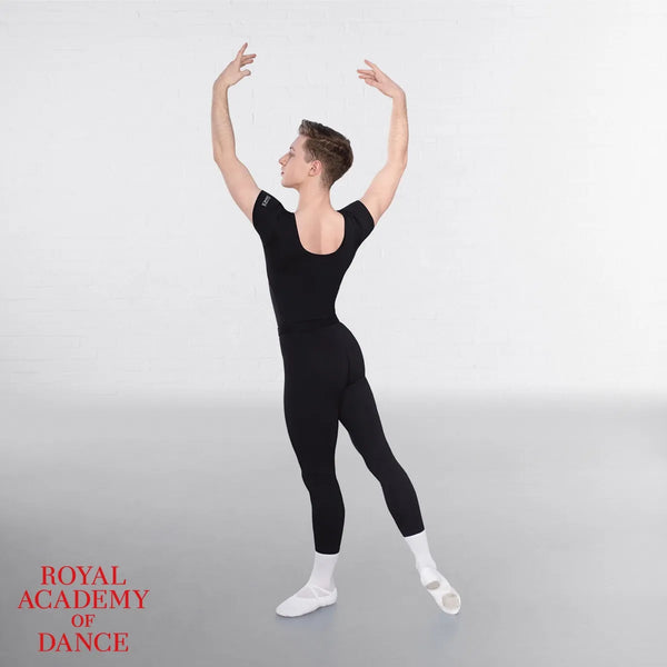 1st Position RAD Approved Mens and Boys High Waisted Footless Dance Tights