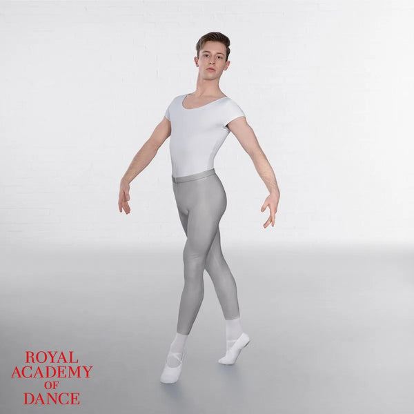 1st Position RAD Approved Mens and Boys High Waisted Footless Dance Tights