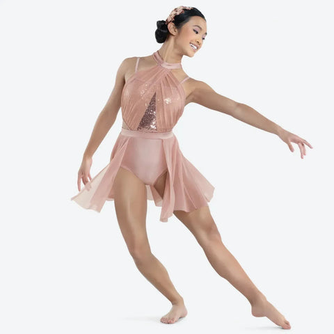 'Wanderlust' Blush Pink Lyrical Dance Costume
