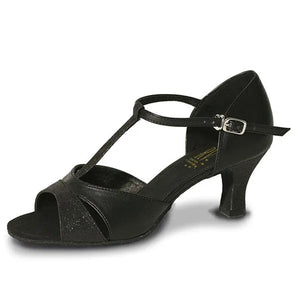 'Priscilla' Black Ballroom Shoes