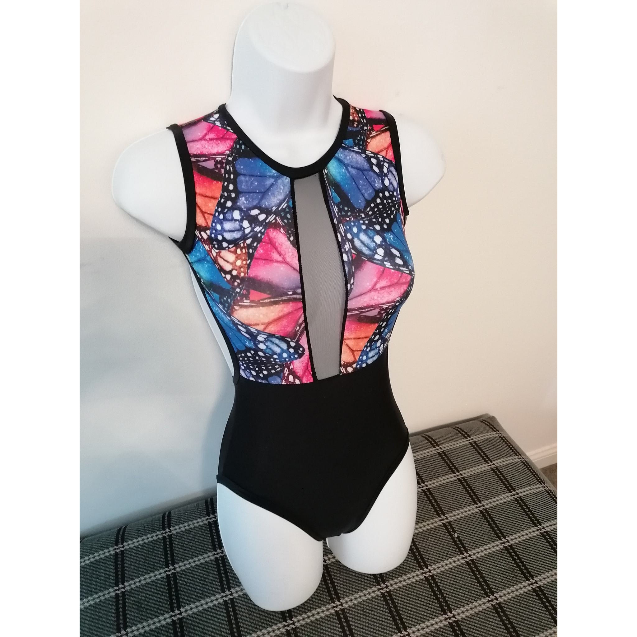 Bright Butterfly Leotard - age 7-8