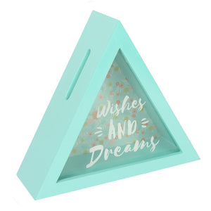 Wishes and Dreams Triangle Money Box