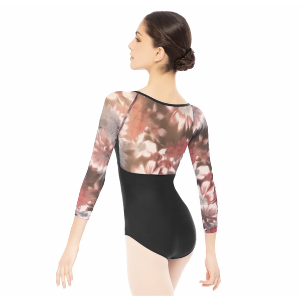 PLUME - Limited Edition Floral Long Sleeve Leotard