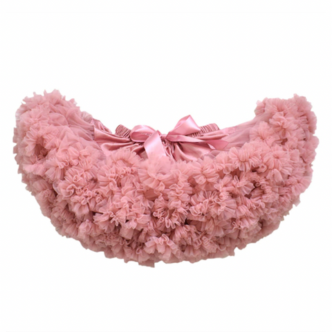 Extra Fluffy Layered Dance Skirt | Pettiskirt | Soft Tulle Underskirt - Rose Pink